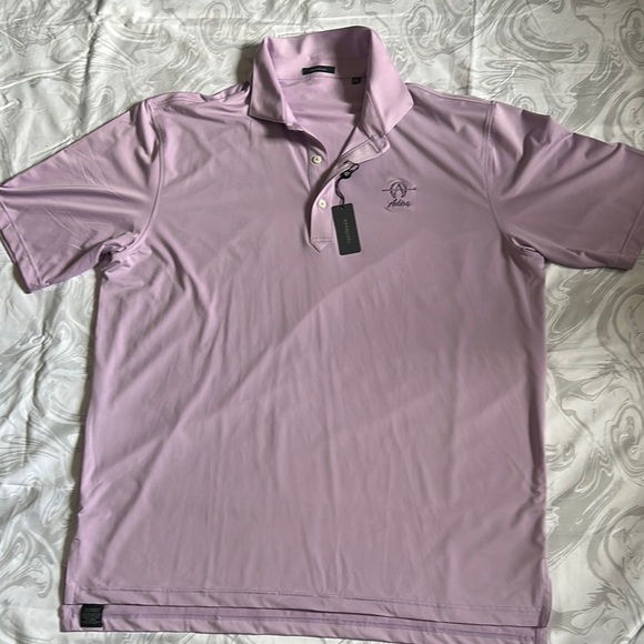 Purple Polo Shirt with Classic Collar and Short Sleeves - Picture 1 of 5
